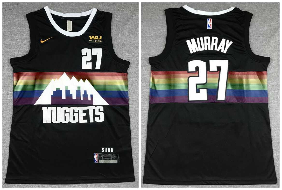 Nuggets 27 Jamal Murray Black City Edition Nike Swingman Jersey,We sell and wholesale Nuggets 27 Jamal Murray Black City Edition Nike Swingman Jersey on line form chian!
